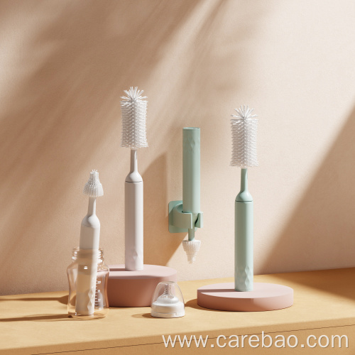 Silicone Baby Milk Bottle Nipple Brush